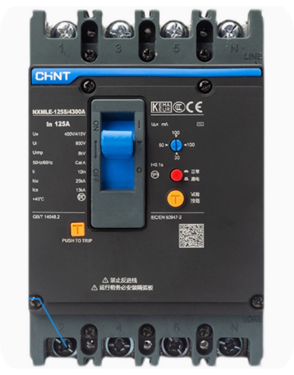正泰漏电保护器塑壳断路器漏保昆仑款NXMLE-125S/250S/400S